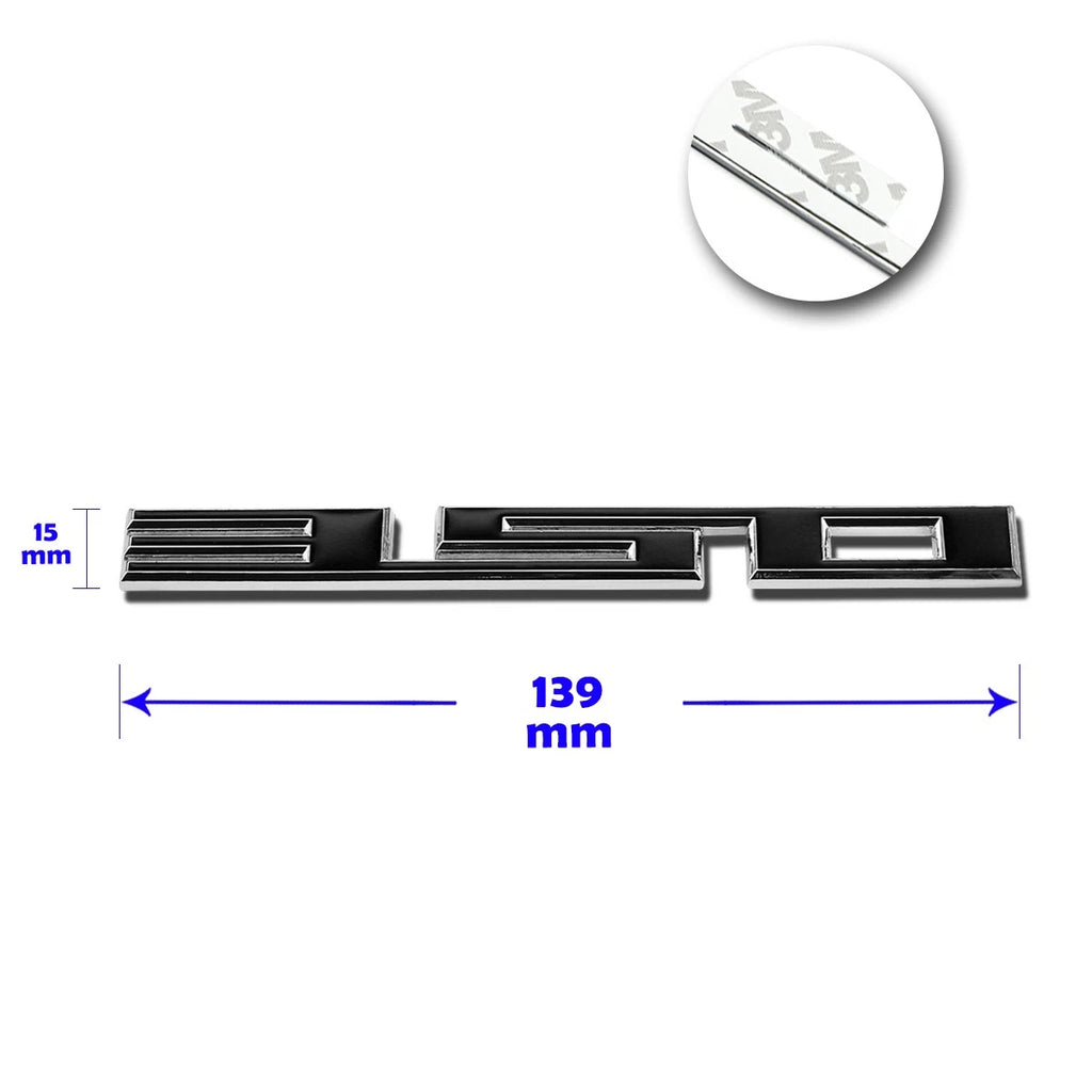 3D Polished Metal Decal Emblem for Chevrolet Isuzu Pontiac (350)