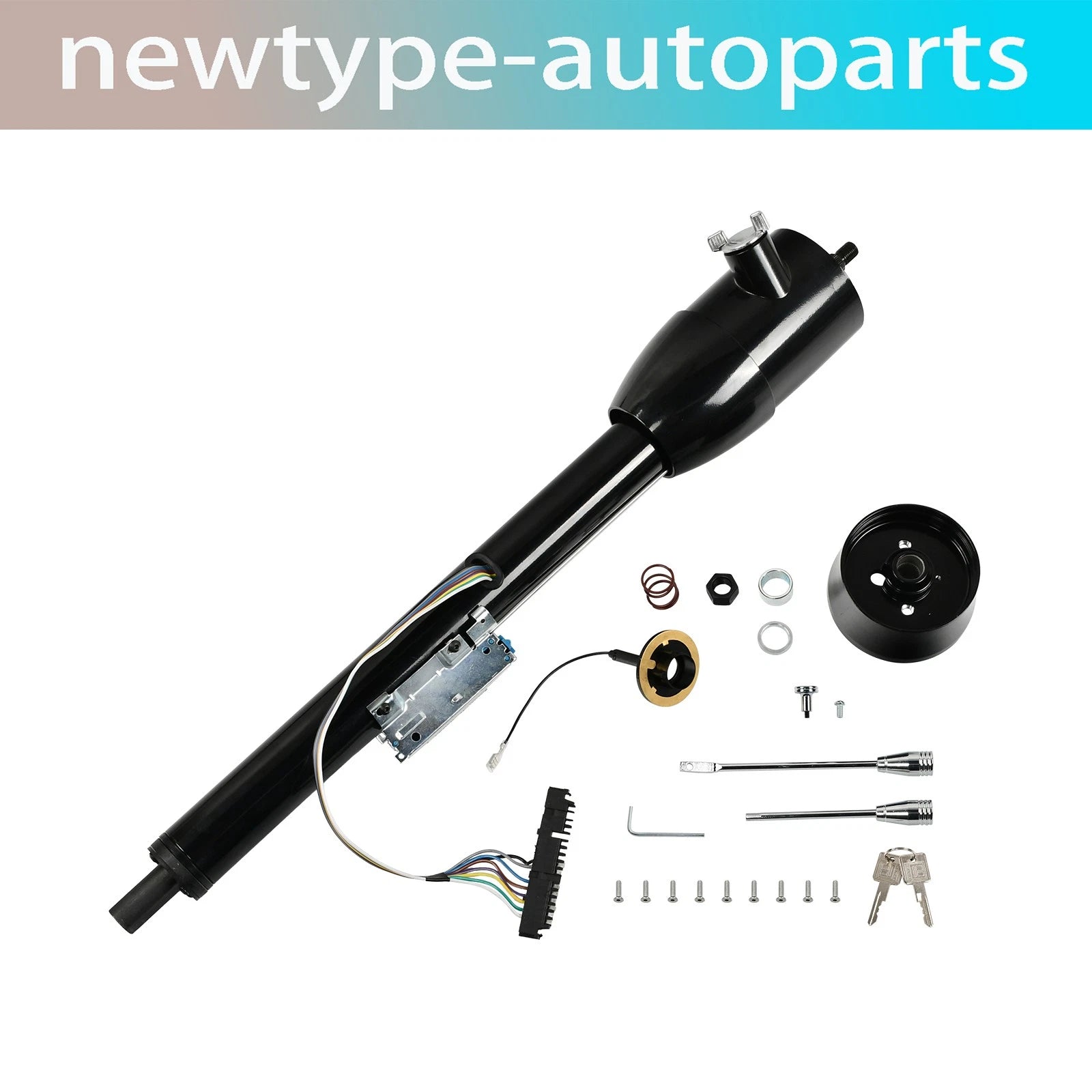 28" Stainless Tilt Manual Steering Column for