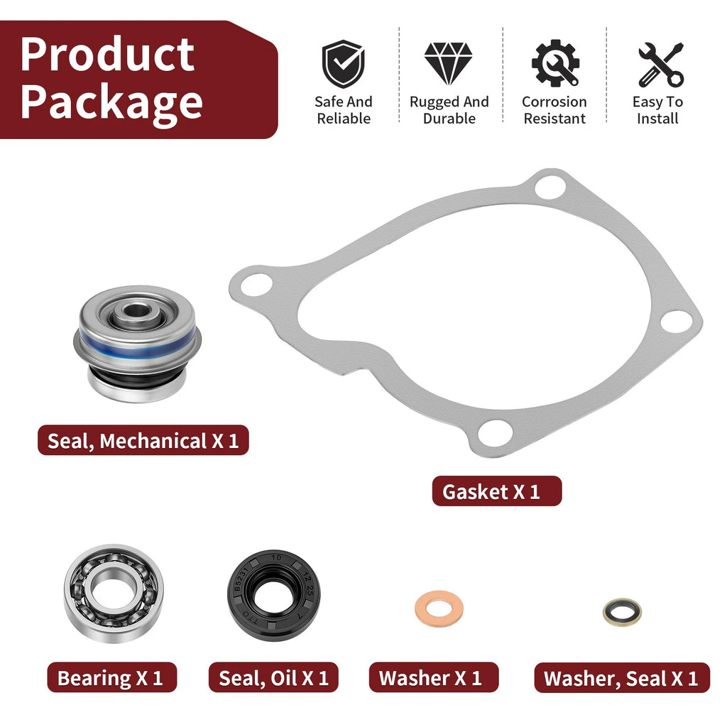 Water Pump Seal Kit for Polaris Sportsman 500, 400, Scrambler, Ranger 3084837