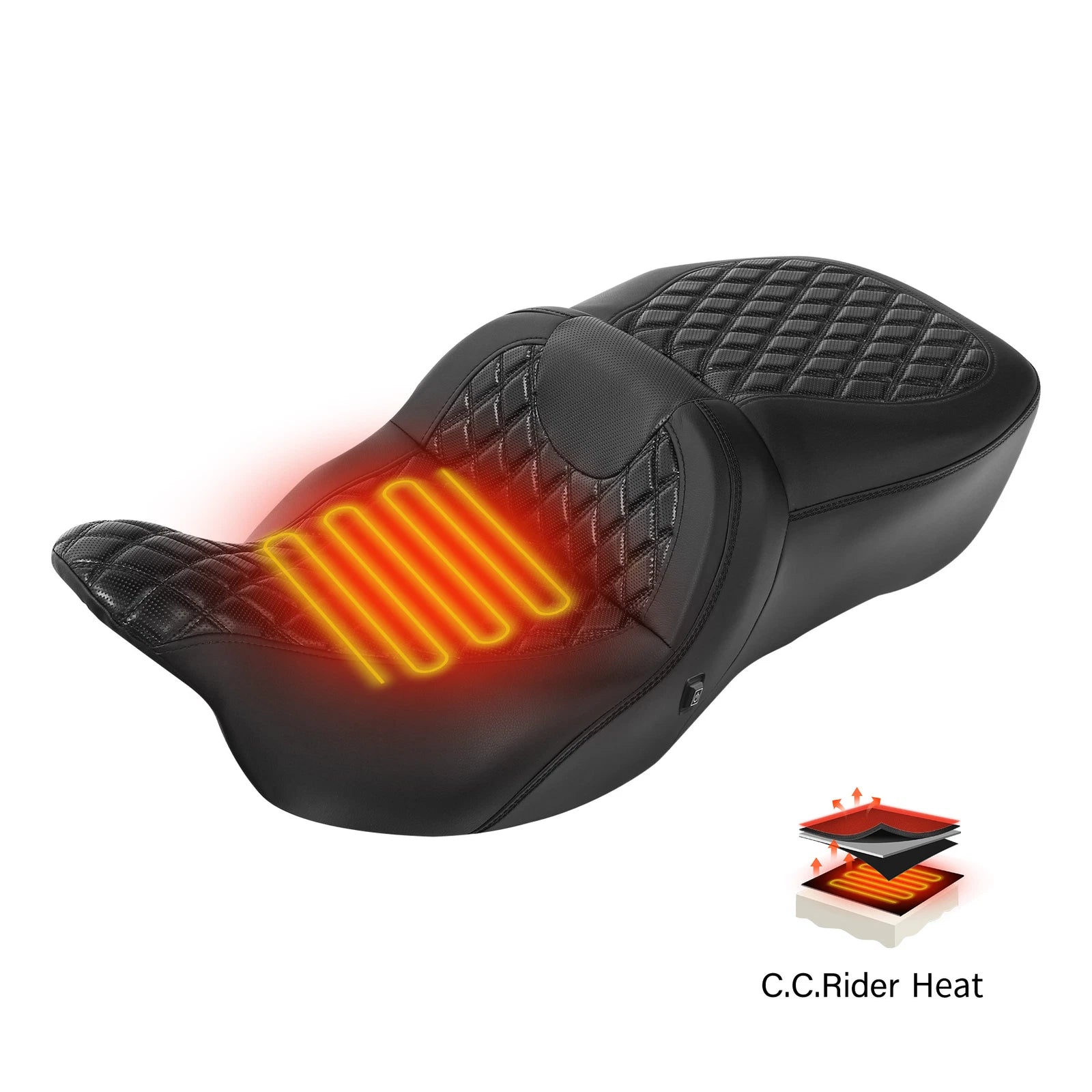 Heated Seat for Harley Touring Street Glide (2009–2023)