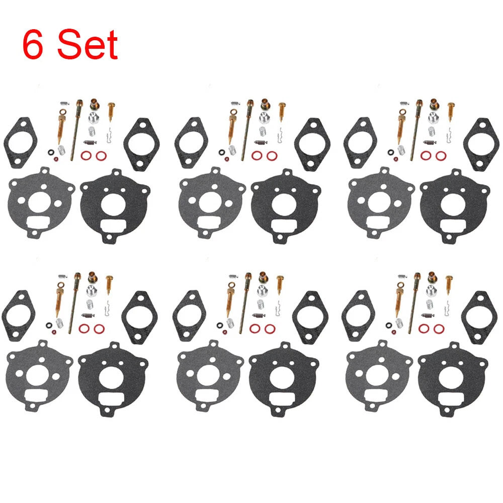 Set of 6 Carburetor Carb Kits for Briggs & Stratton (394693, 291763, 295938)