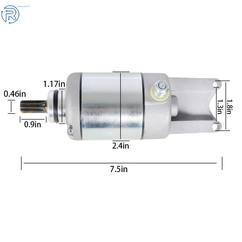 Starter for Kawasaki KVF360 Prairie 360 4x4 (2003–2008) 21163-1328, 26-1251