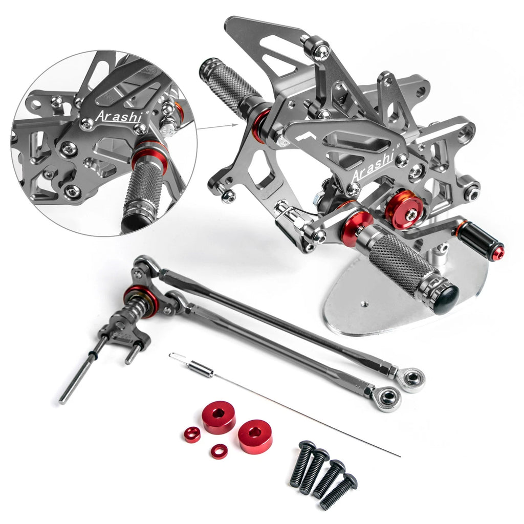 CNC Aluminum Rearsets Footpegs for Honda CBR 600 RR (2009–2022) TI #3