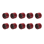 10 x Engine Cover Bolts Screw Caps CNC for Harley Twin Cam Dyna Softail Red