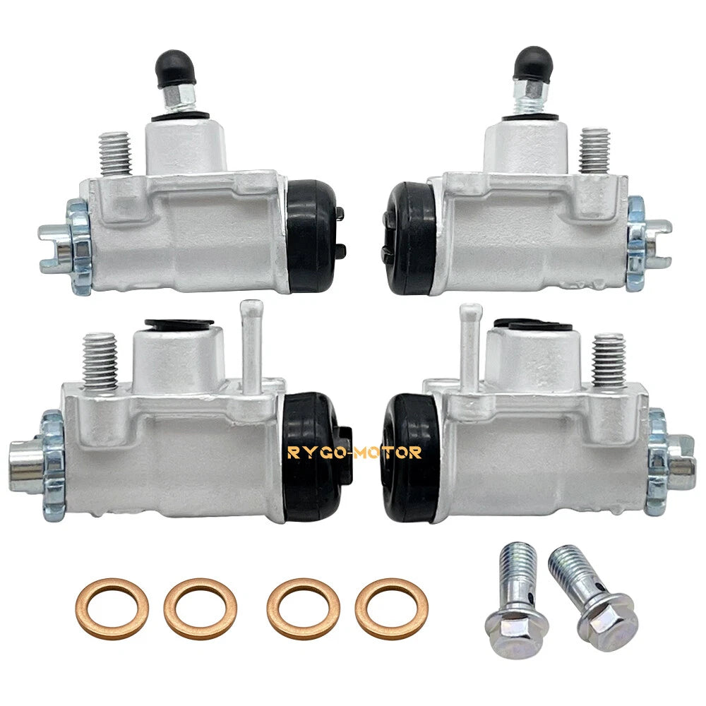 Set of 4 Front Brake Wheel Cylinders for Honda Fourtrax 300 TRX300FW (1988–2000)
