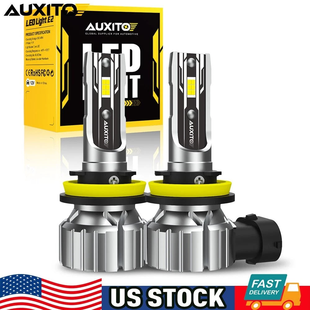 AUXITO H11 LED Headlight Bulb Kit for Low Beam (80000LM, 6500K)