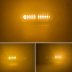 8x LED Strobe Light Bar for Car Truck Amber Hazard Beacon