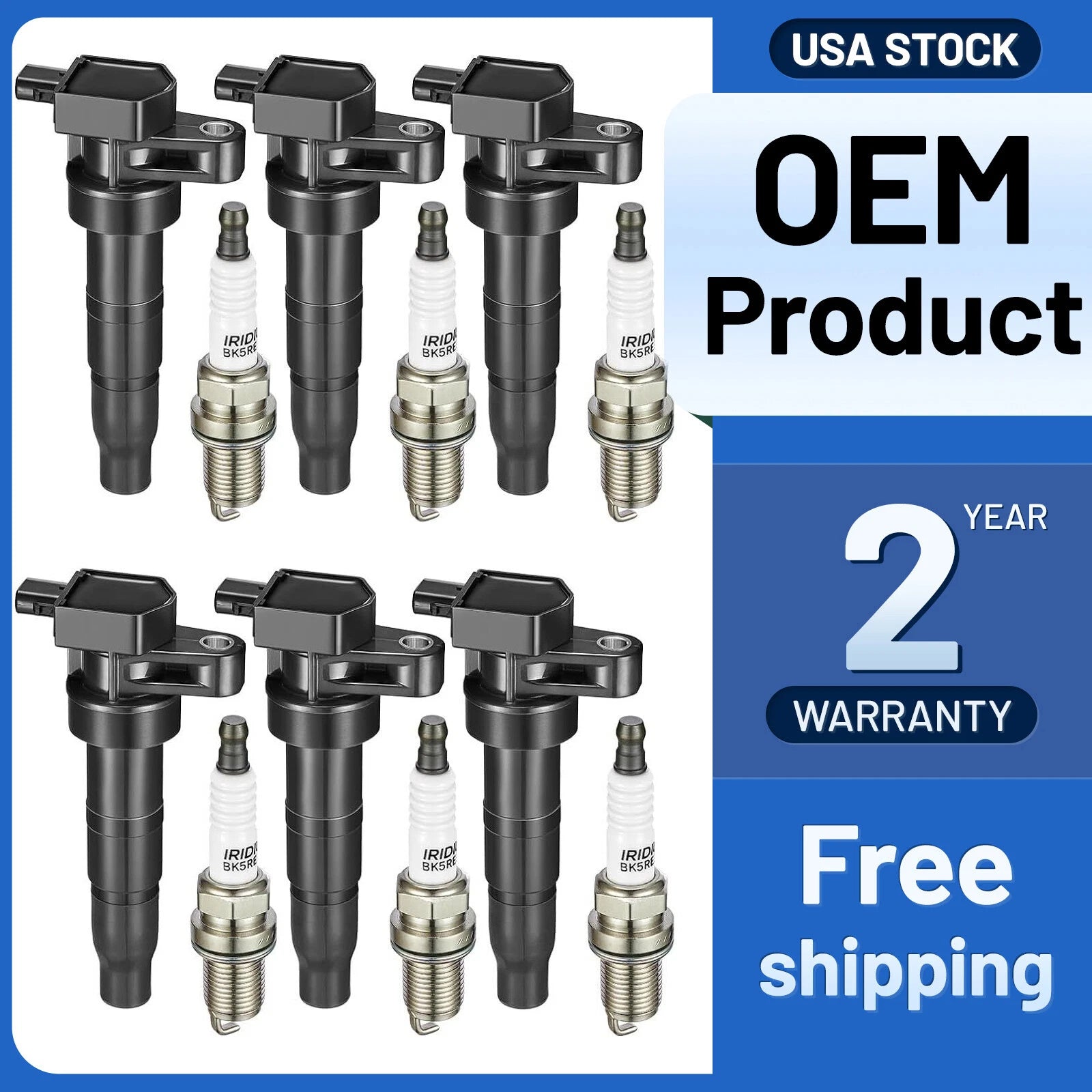 Ignition Coils Pack for Hyundai Sonata (2006–2010) 3.3L V6