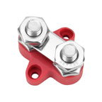 Dual M10 Stud Terminal Block for RV Marine (Stainless Steel Brass)