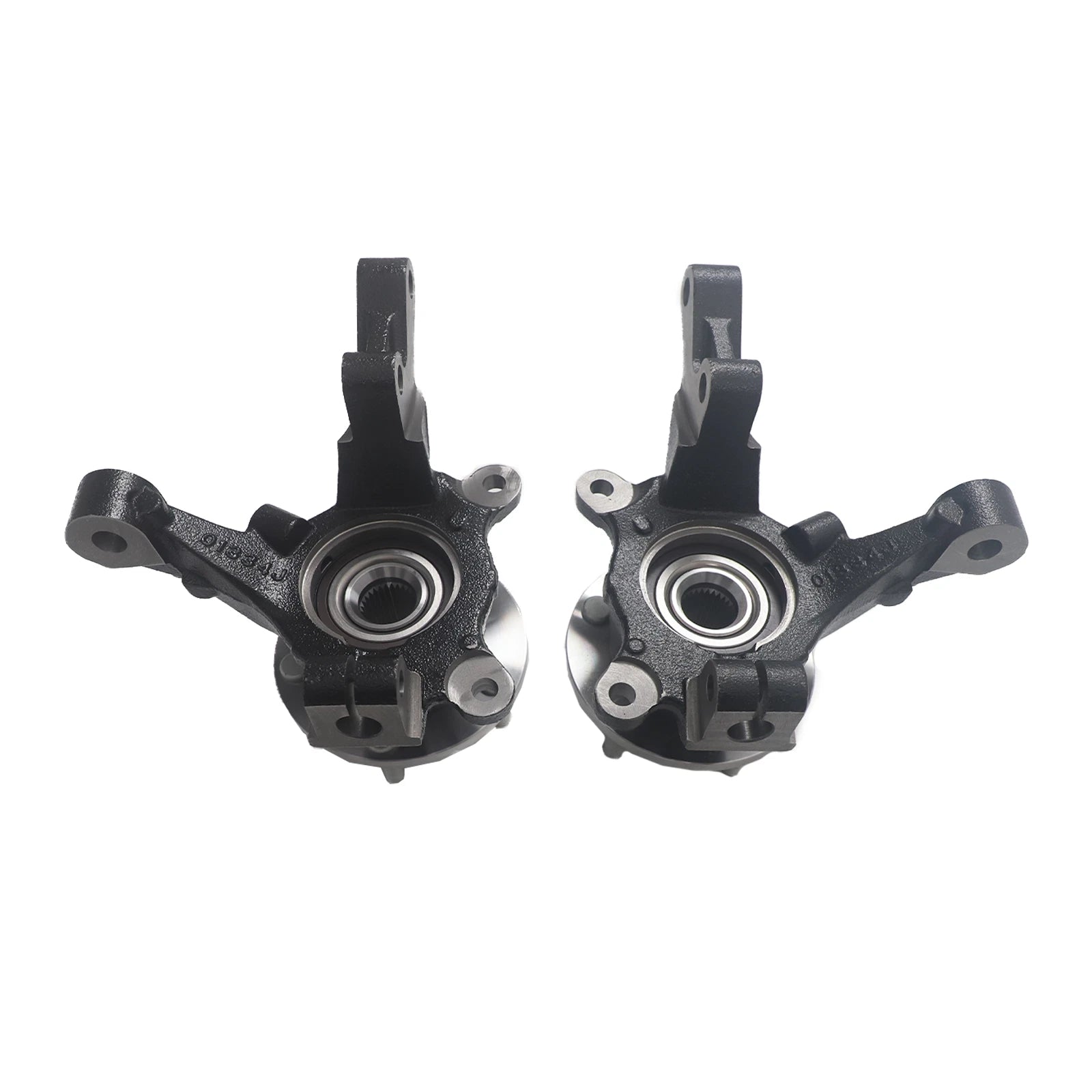 Pair of Front Steering Knuckles and Wheel Hub Bearings for Dodge Caliber (2007–2012)