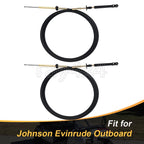 2pcs Snap-In Control Cable 0173114 for Johnson Evinrude OMC (14')