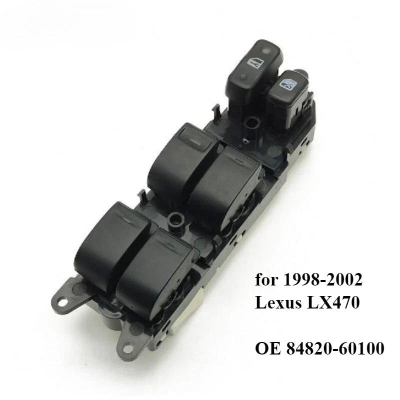 Driver Side Power Window Control Switch Front Left for Lexus LX470 (1998–2007)