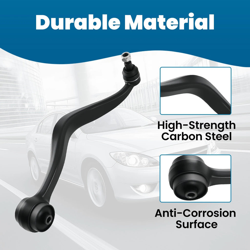 Set of 6 Control Arms and Tie Rods for Mazda 6 (2003-2008)