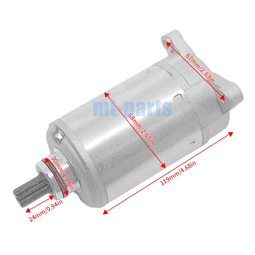 Starter Motor for ODES UTV 800, UTV 1000, Dominator X2, X4 (2010–2023) 21040500801
