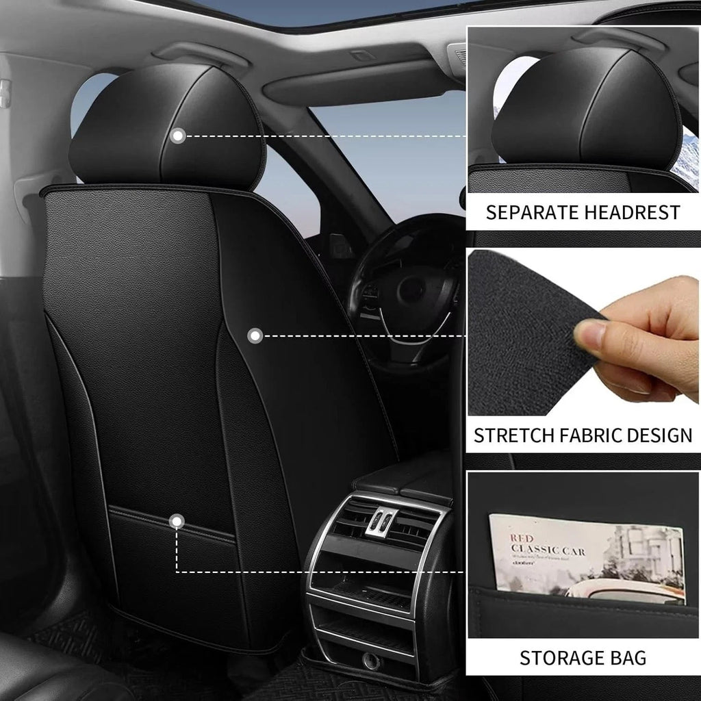 Seat Covers for Toyota RAV4 (2013–2026) Faux Leather Waterproof 5 Seats