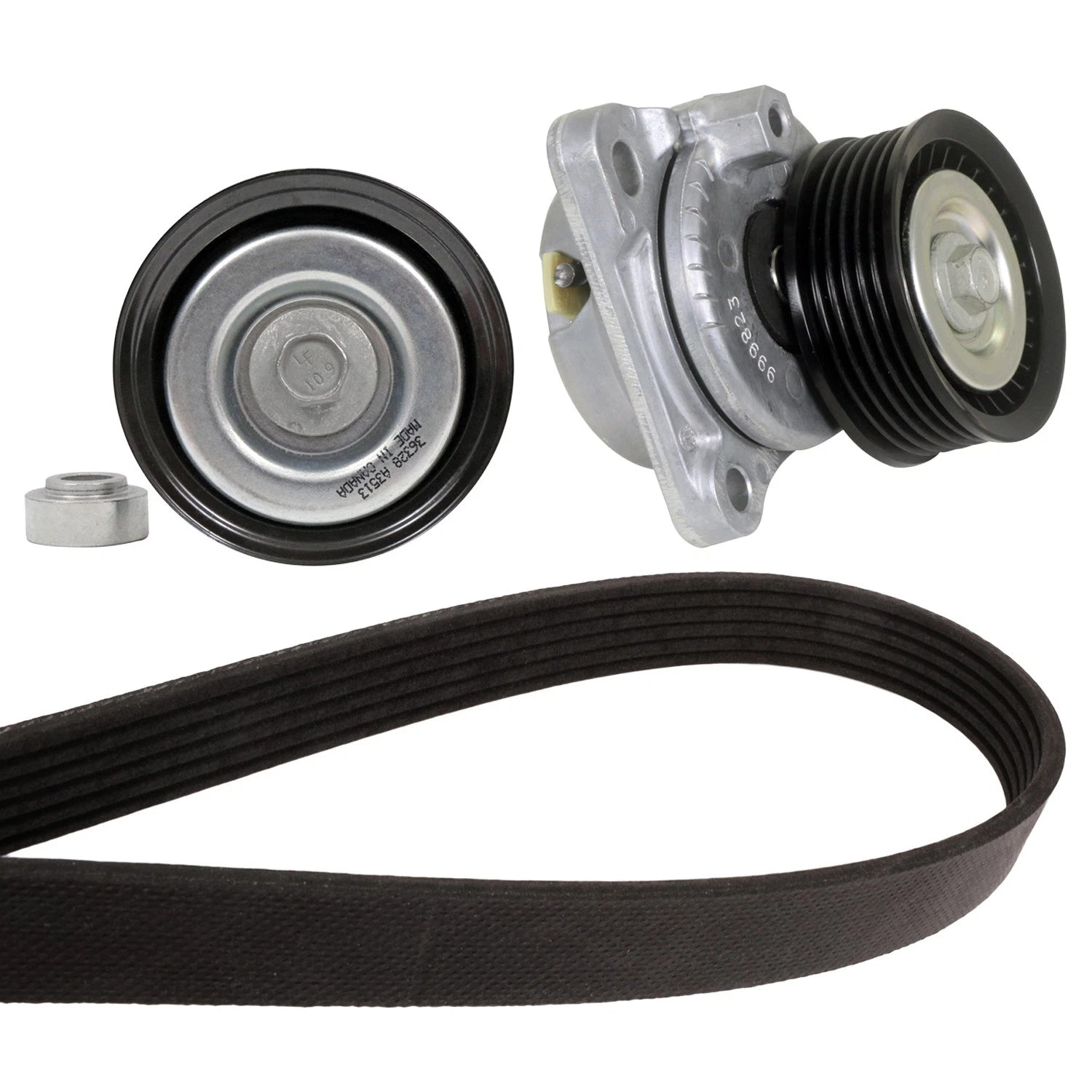 Drive Belt Idler Pulley Tensioner Kit for Ford Focus (2008–2011)