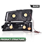 LED DRL Headlights Bumper Lamps for Chevy Silverado 1500 (2003–2007)