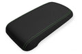 Leather Console Lid Armrest Cover for Chevrolet Colorado (2015–2022) Green Stitch