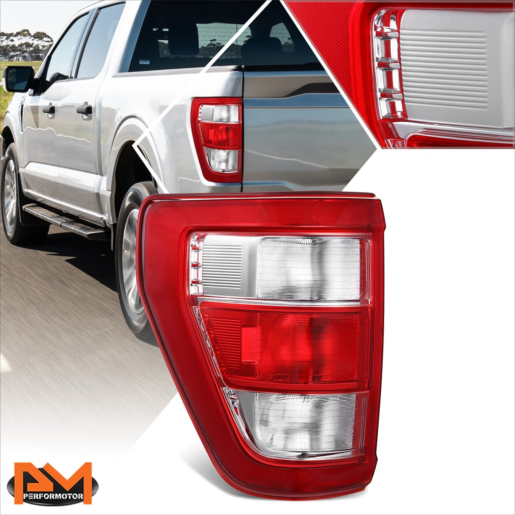 Driver Side Chrome Housing Tail Brake Light for Ford F-150 (2021–2023)
