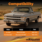 2" Front 3" Rear Coil Spring Lowering Set for Chevy C10 GMC Truck (1963–1972)