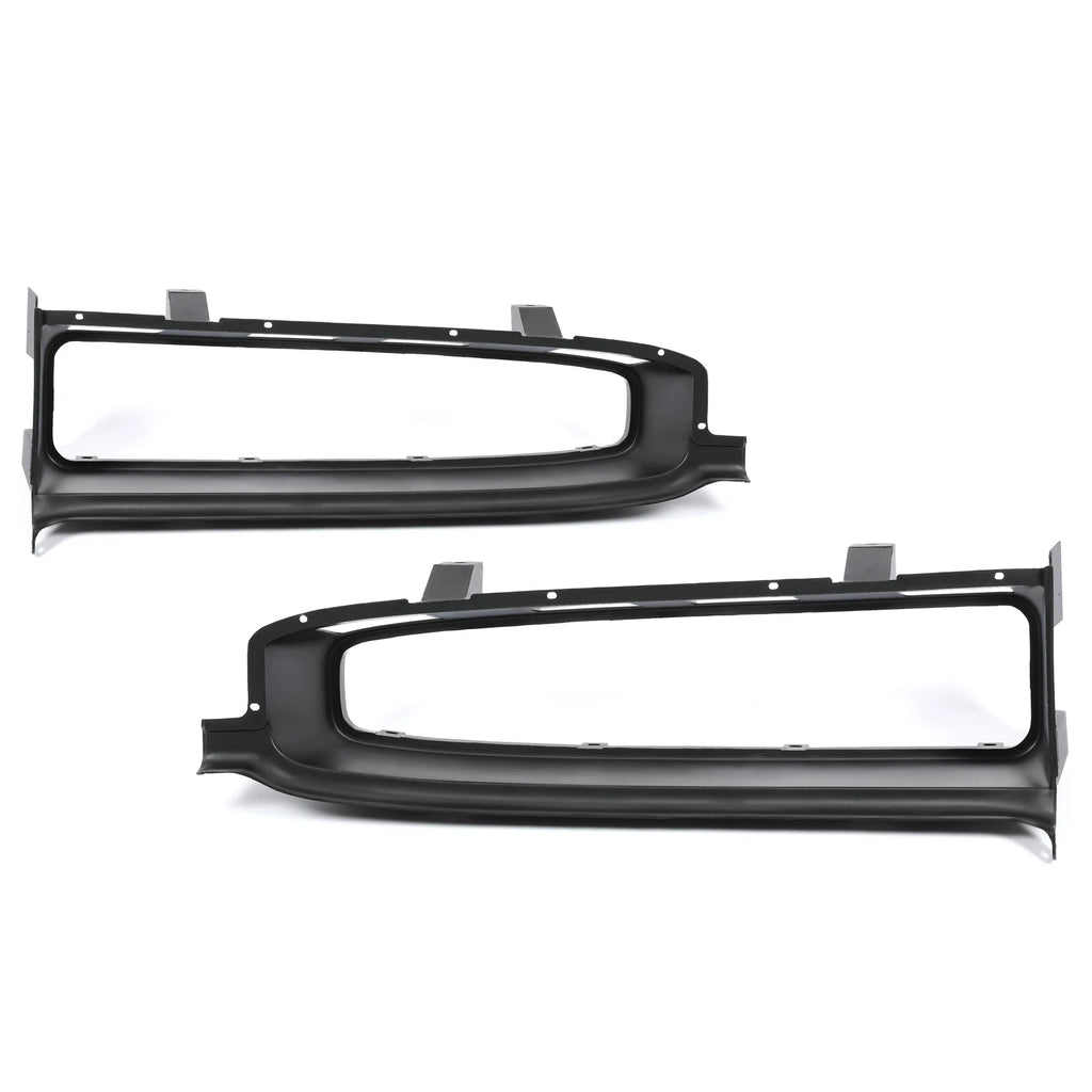 Pair Front Grille Surround Inserts for Pontiac GTO (1967) Replace #9786208