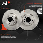 Front Disc Brake Rotors & Ceramic Pads for BMW 328i (2013-2015)