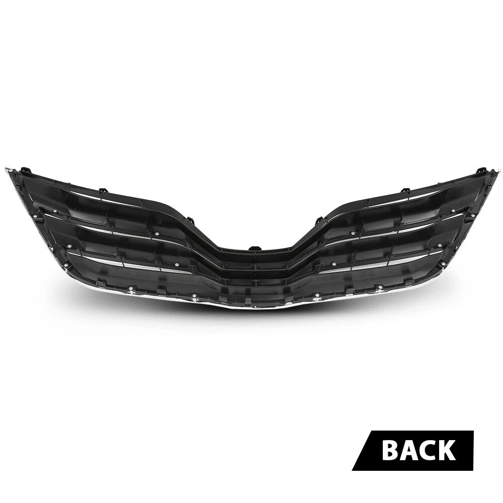 Front Upper Grille for Toyota Camry XLE (2010–2011) Black & Chrome