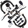 12Pcs Front Control Arm Ball Joint Tie Rod End Kit for Oldsmobile Bravada (2004)