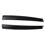 Set of 4 Window Visors for Kia Optima (2016-2020) Black Wind Deflectors