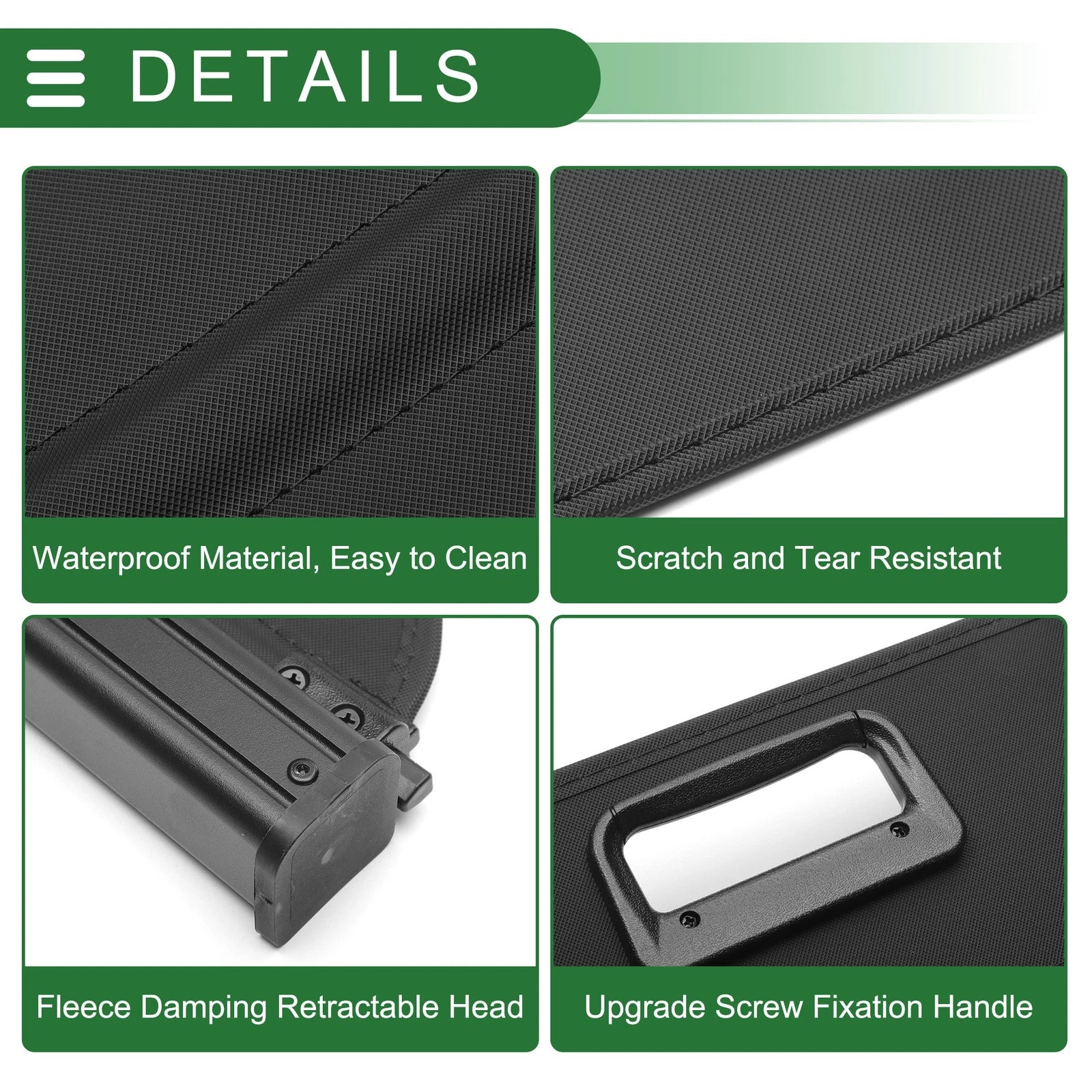 Retractable Cargo Cover for Chevrolet Trax (2024–2025) Gloss Black
