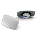 2X Adjustable Blind Spot Side Mirror Stick-On Glass for Universal Fit