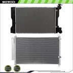 Radiator and A/C Condenser Kit for Toyota Corolla Matrix (2009–2017)