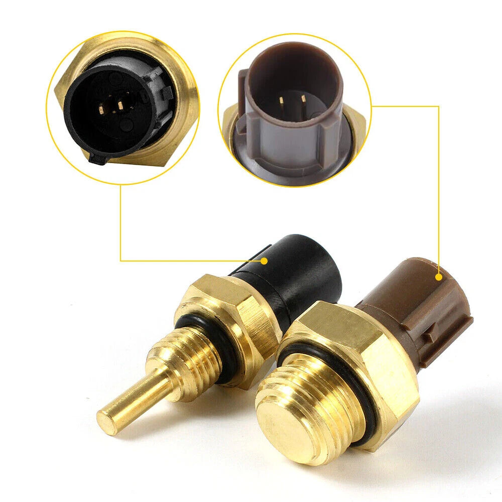 2Pcs Radiator Coolant Fan Temp Sensor Switch for Honda Acura