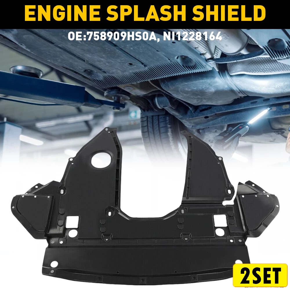 Front Engine Splash Shield for Nissan Altima Maxima (2002–2018) 7589 H