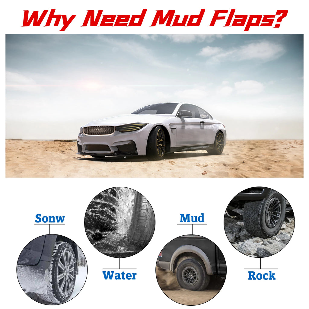 Splash Guards Mud Flaps for Toyota Camry (2018-2024) Front Rear 4PCS