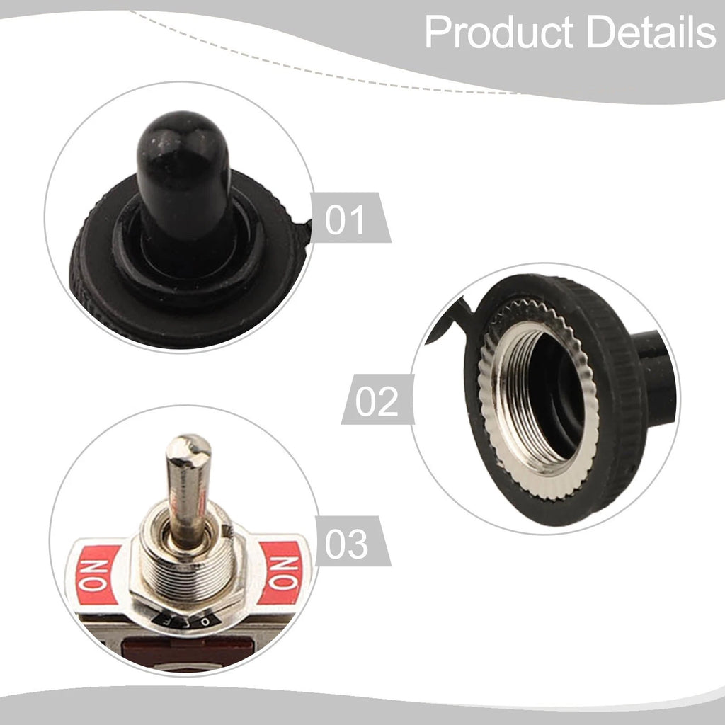Heavy Duty Rocker Switch 15A 250V AC for Automotive Applications