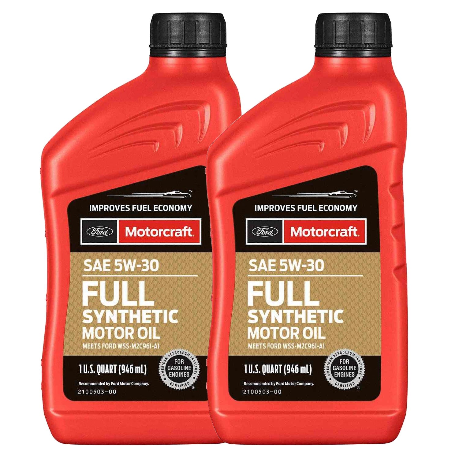 2X Motorcraft Full Synthetic Motor Oil SAE 5W-30 for