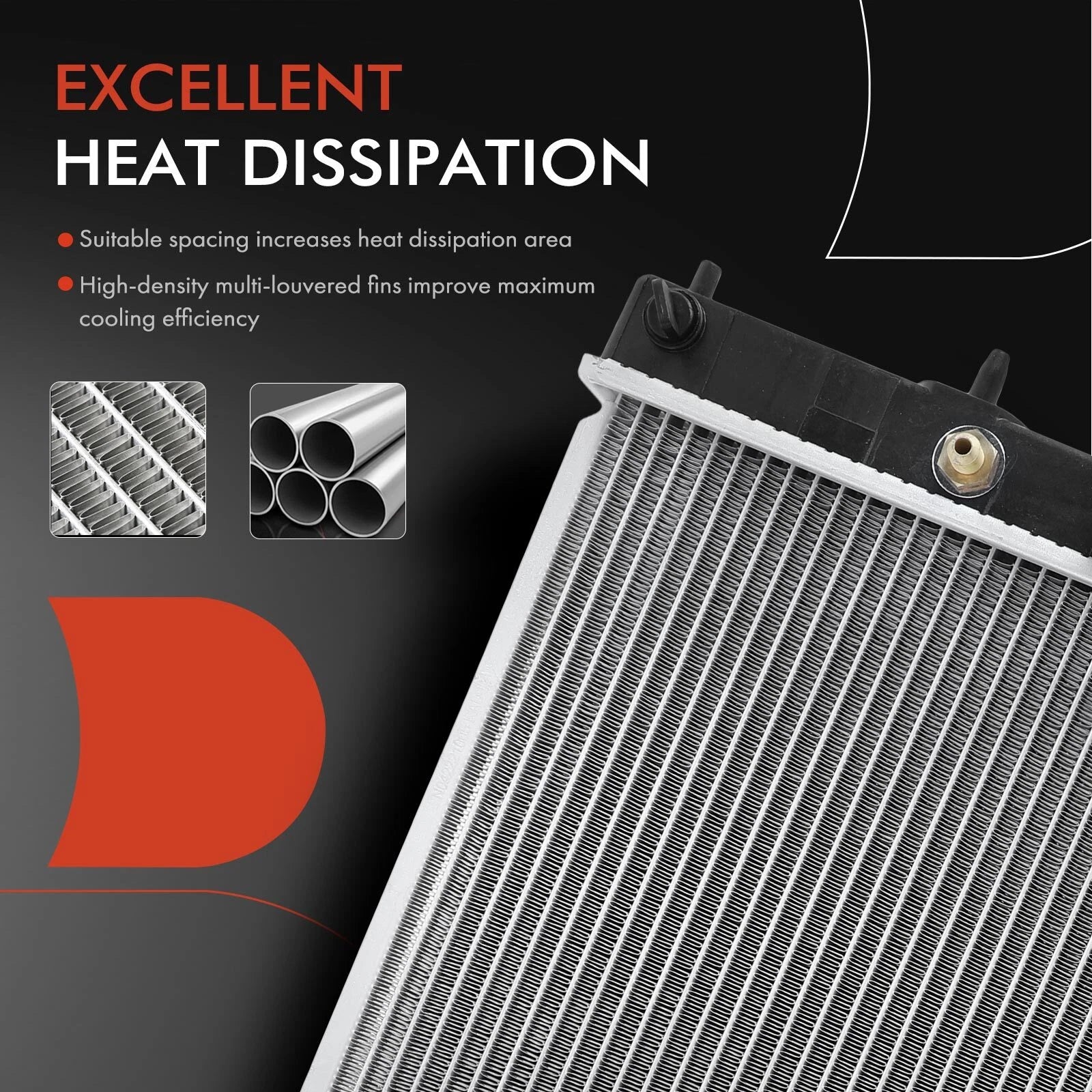Radiator with Trans Oil Cooler for Mitsubishi Lancer (2002-2007)