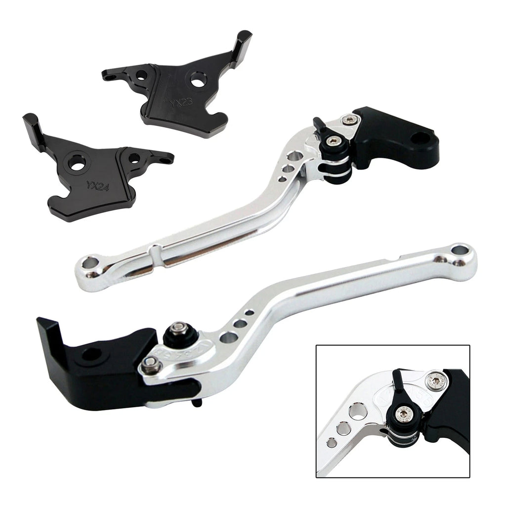 Long Clutch Brake Lever for Yamaha XMAX 300 (2023–2025) Silver