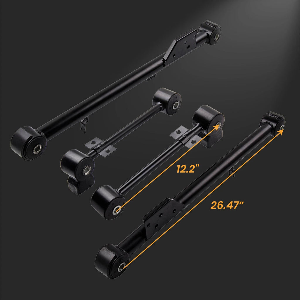 Set of 2 Rear Upper & Lower Trailing Control Arms for Nissan Pathfinder QX4 (1997–2004)