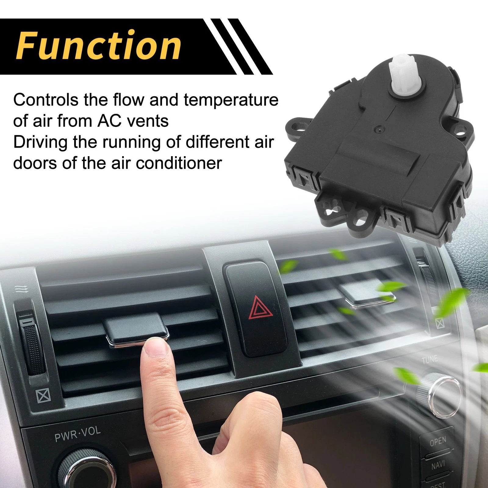 HVAC Air Door Actuator Heater Blend for Ford F-250 (2008–2009) No.604279