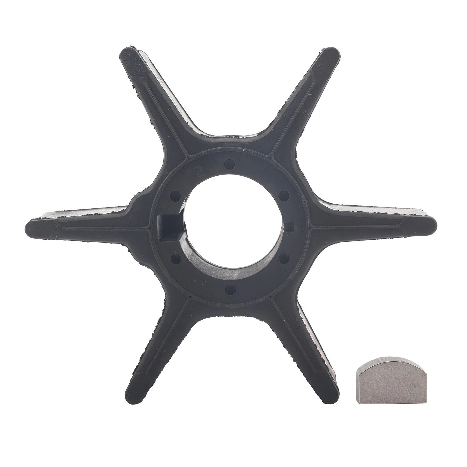 Water Pump Impeller & Key for Suzuki Outboard 20-70 HP (17461-96300)
