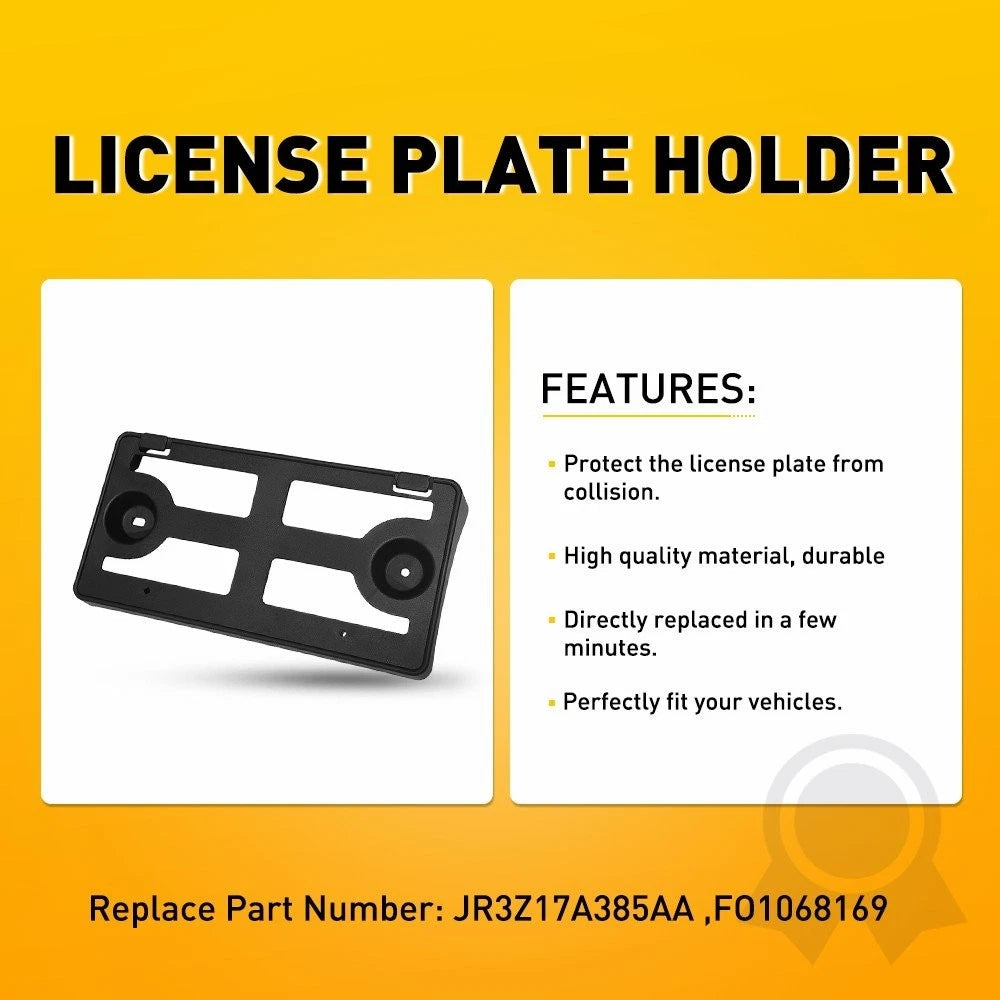 Front License Plate Frame Holder for Ford Mustang (2018–2022)