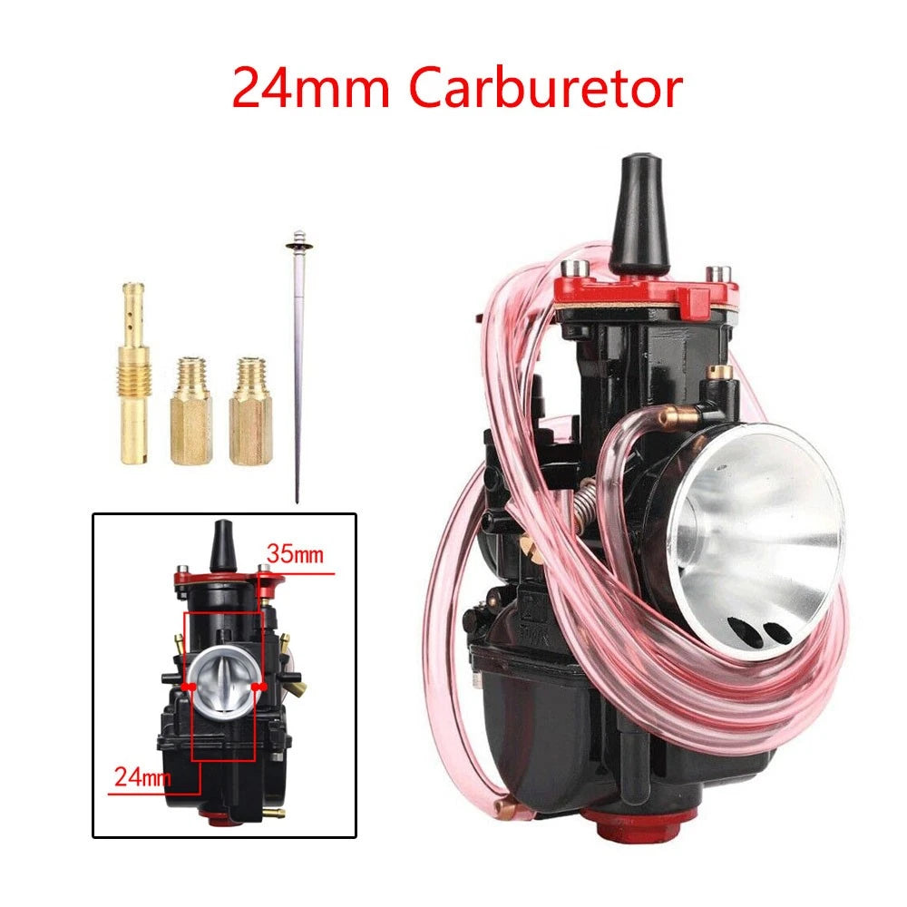 24mm Carburetor Jet Kit for PWK24 (70–125cc) Moped Scooter Dirt Bike ATV