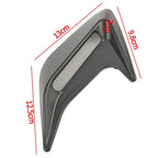 Replacement Fender Part 2 x ABS Vent Black Stickers Tool
