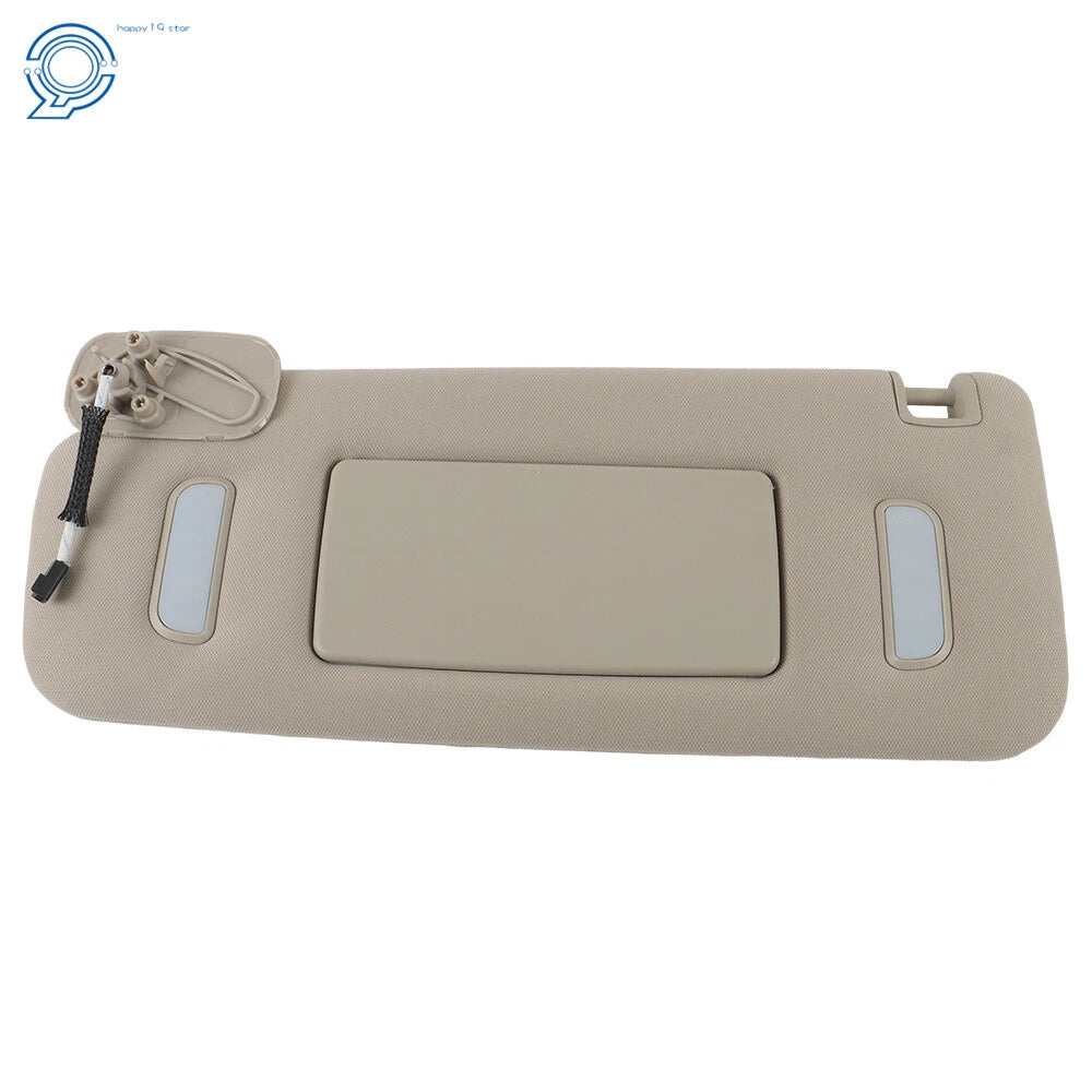 Driver Left Side Sun Visor for Silverado Sierra Tahoe Yukon (2007–2014) Gray