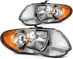 Headlight Assembly Pair for Chrysler Town & Country (2005–2007)