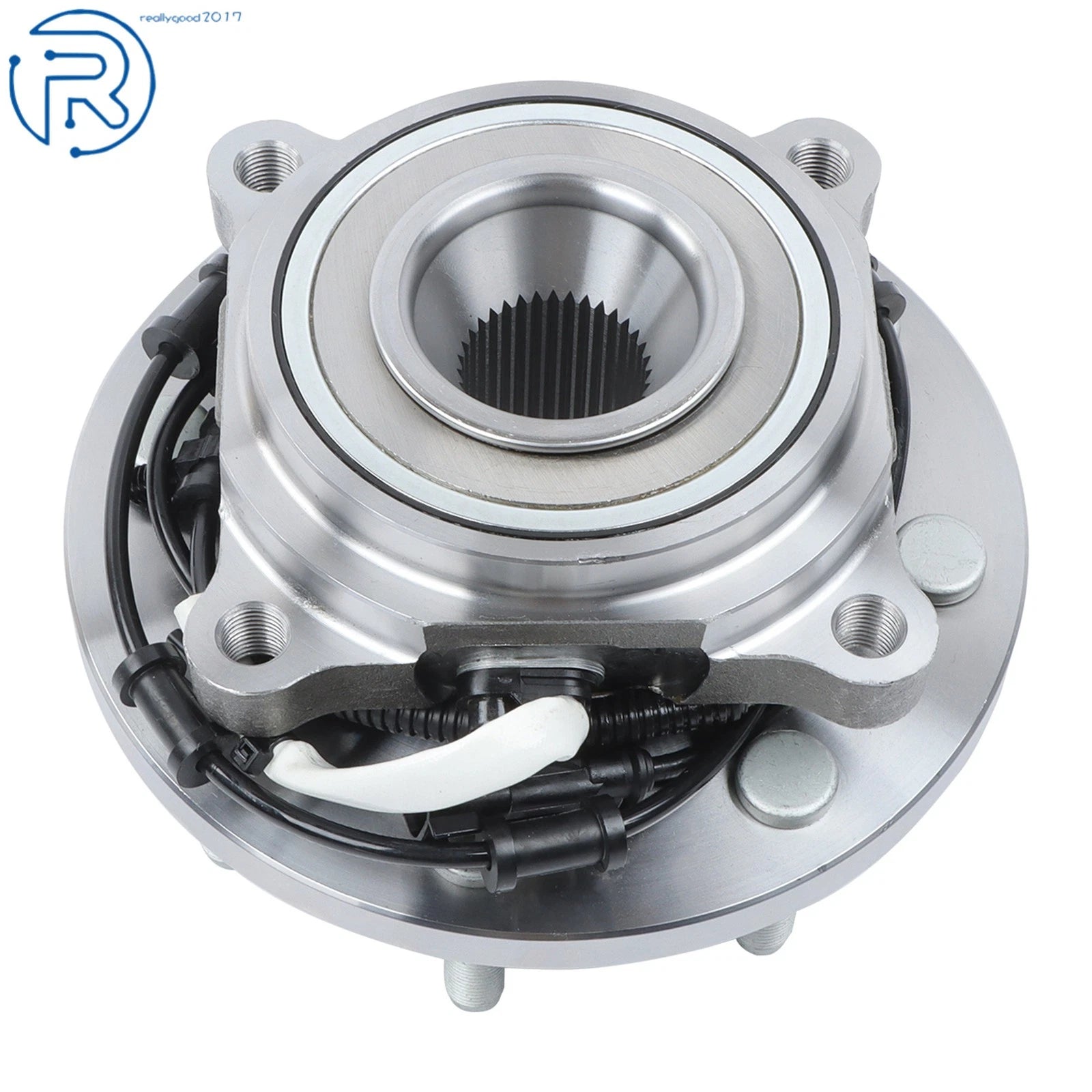 Front Wheel Bearing & Hub Assembly Pair 515162 for Ram 2500 3500 (2013–2018)