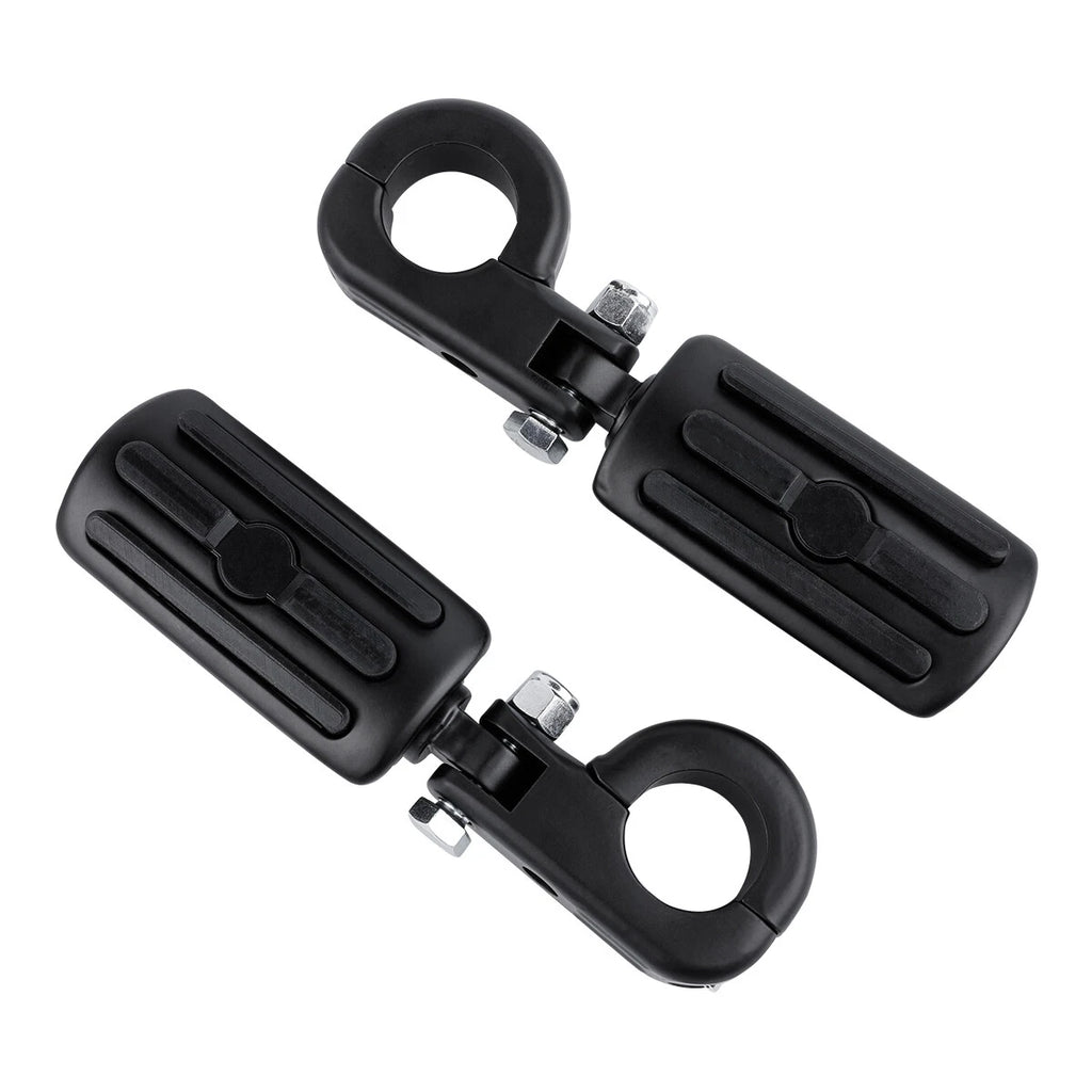 1-1/4" Highway Bar Foot Pegs Clamps for Harley Touring Electra Road Glide