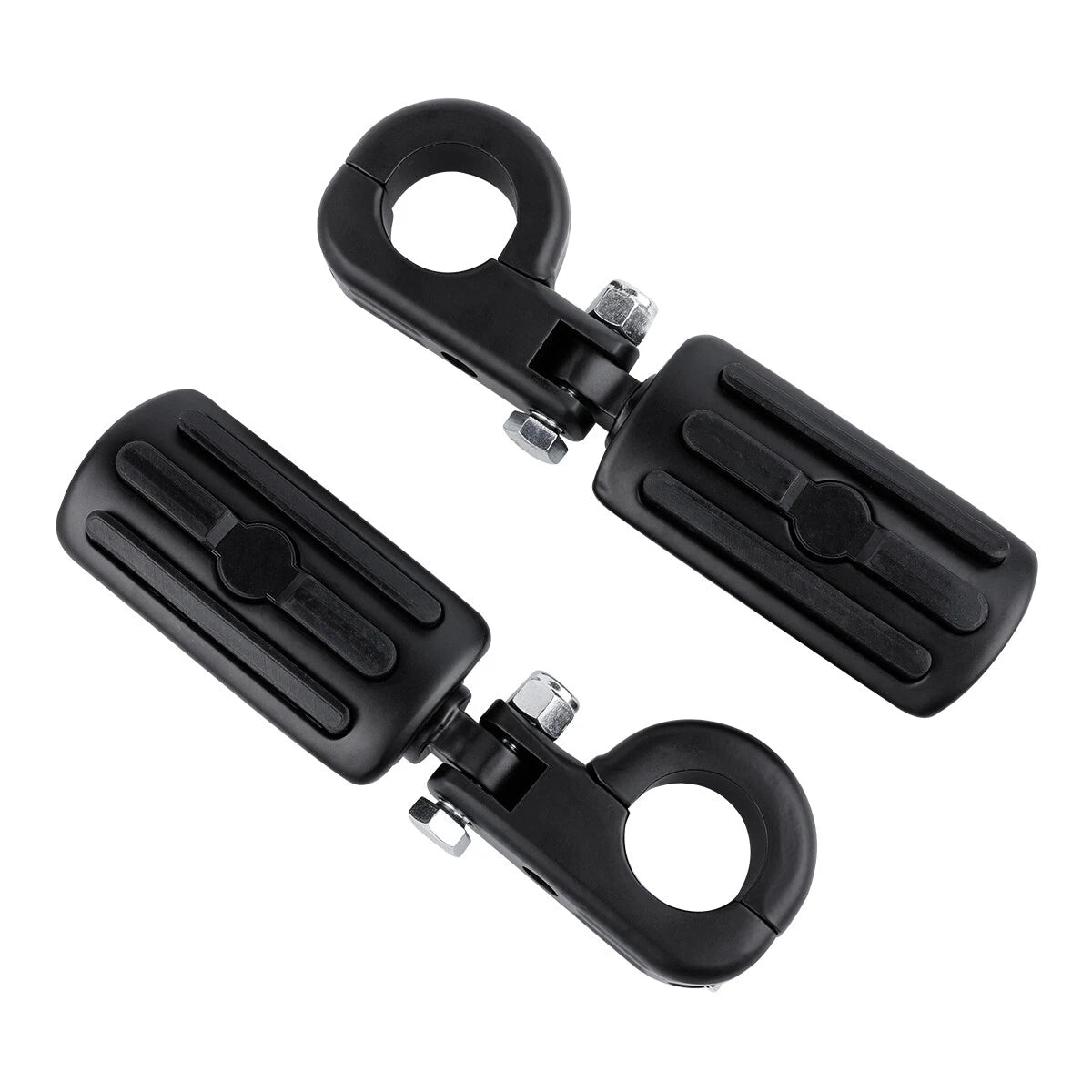 1-1/4" Highway Bar Foot Pegs Clamps for Harley Touring Electra Road Glide
